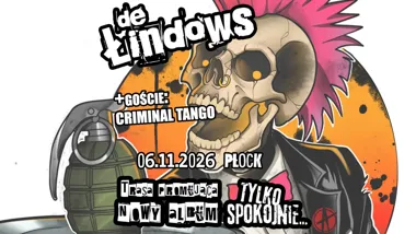 De Łindows + Criminal Tango – koncert w Płocku