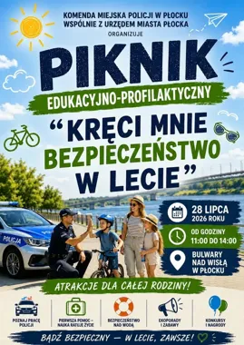 Piknik nad Wisłą w Płocku. Policjanci pokażą sprzęt służb